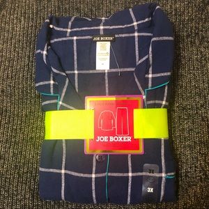 Joe Boxer 2 Piece Flannel Pajama Set 3X